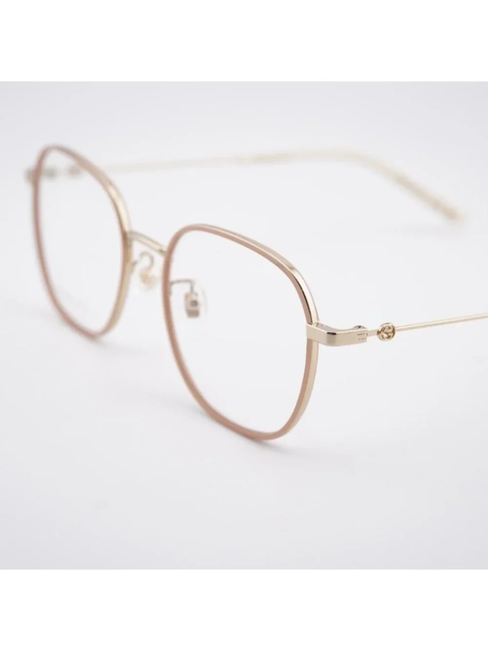 Gucci GG1198OA 002 Eyeglasses Gold 53mm Round Frame